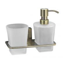 Держатель дозатора и стакана WasserKRAFT Exter K-5289
