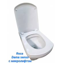 Крышка-сиденье для унитаза Roca Dama Senso с микролифтом (Германия)
