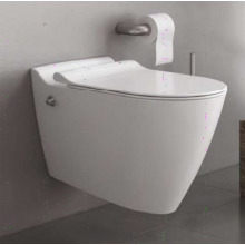 Унитаз подвесной Bien Mineral MNKA052N1VE0W3000 безободковый с функцией биде и смесителем