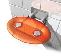 Унивеpсальное сиденье для душа Ravak Rapier OVO-P ORANGE B8F0000005