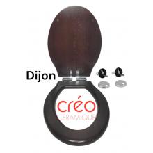 Крышка сиденье для унитаза CreoCeramique Dijon SoftClose с микролифтом, массив бука