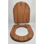 Крышка сиденье Светлый орех для Cezares King Palace SoftClose Хром массив