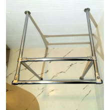 Поручень для раковины разборный металл хром. для умывальника