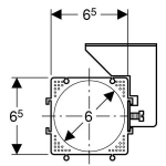 Geberit 242.001.00.1 электро-гнездо